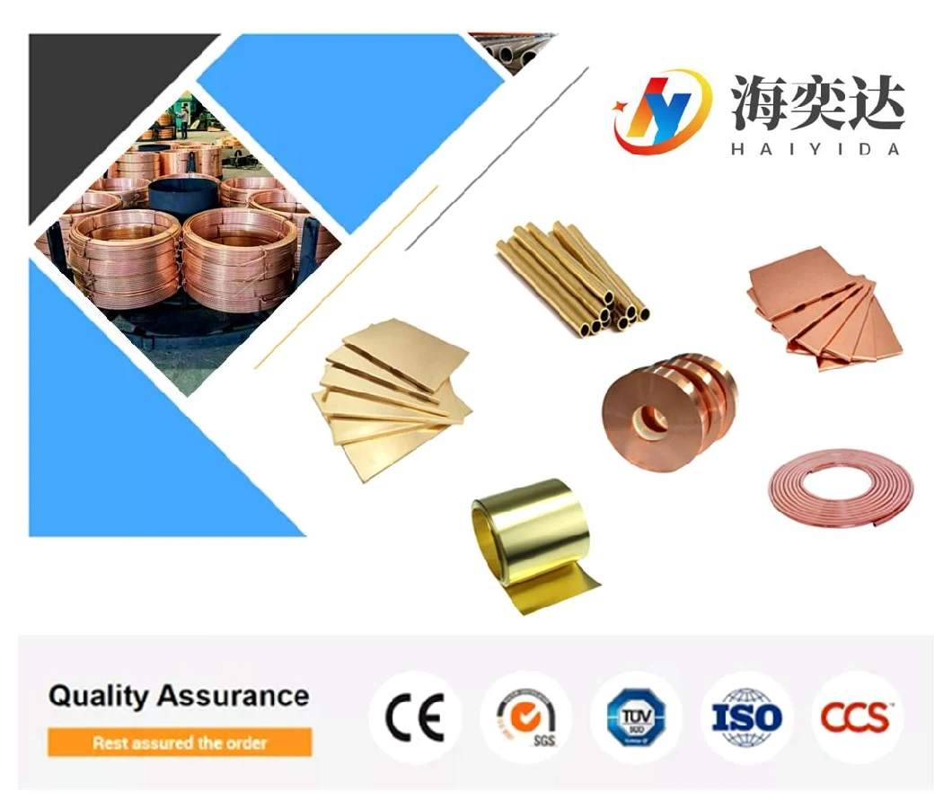 High Purity Electrolytic Copper 99.99% H63 H65 H68 H70 H80 H85 H90 H96 Tp1 Tp2 T2 Tu2 Tu1 C2800 Cold/Hot Rolled Copper Alloy Copper Roller/Copper Strip Plate